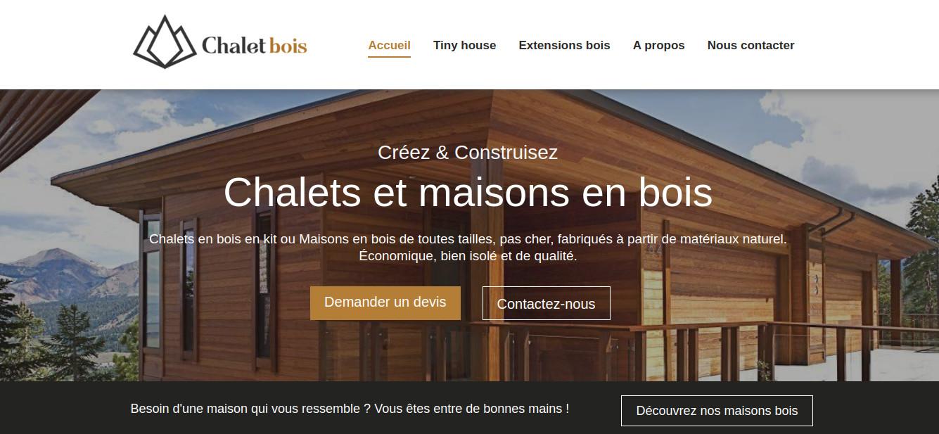 Site internet de charpentier en Maurienne